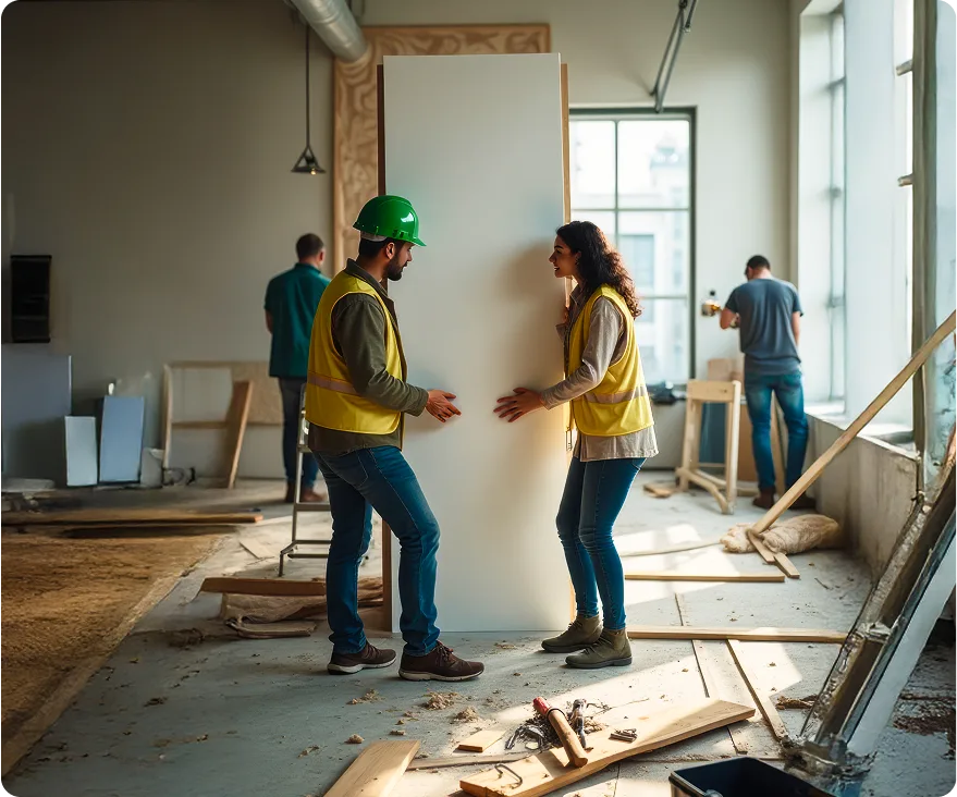 people remodeling site