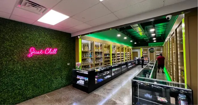 smokeshop store interior