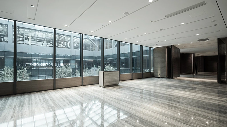 Luxury lobby interior.